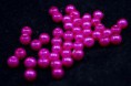 Pink akrylperler 4 mm